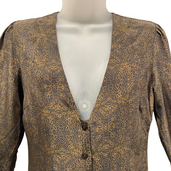 Stone Cold Fox Hayes Silk Romper Playsuit Brand Size 1 or XS - Picture 4 of 8